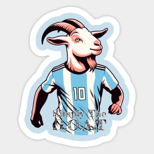 Soccer Legend Goat - Ultimate G.O.A.T. Tribute Sticker